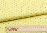 Ткань для пэчворка Peppy Нежная история, отрез 50х55 см, 146 г/м², НИ-21 желтый, Peppy