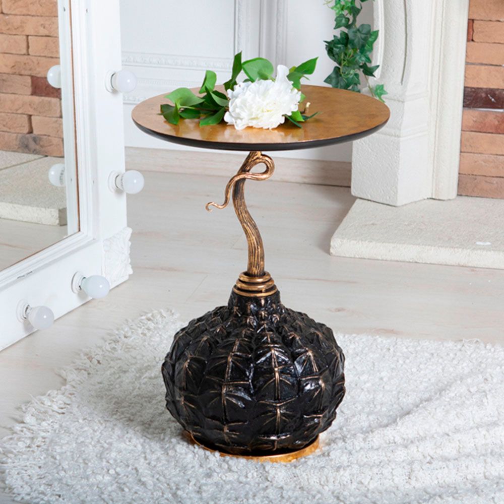 Столик декоративный Черный ананас