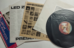 Винтажная виниловая пластинка LP Led Zeppelin Presence (Japan 1979) (Obi)