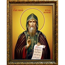 Кирилл (Константин) Философ, Моравский Равноапостольный. Икона на холсте.