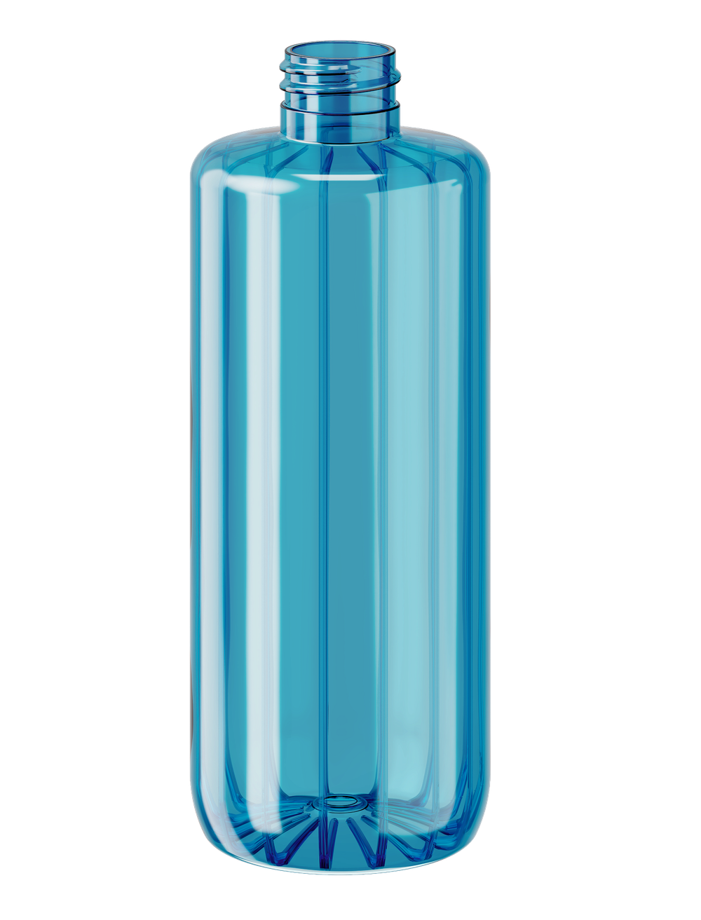 Флакон 500 мл 28 мм ПЭТ прямые плечи №3