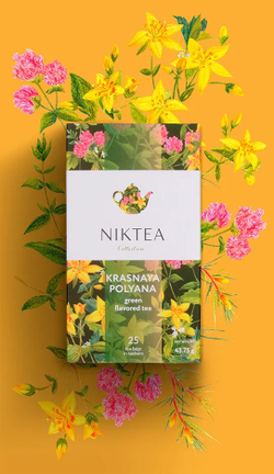 Niktea Krasnaya Polyana / Красная Поляна, чай зелёный в пакетиках, 25 шт.