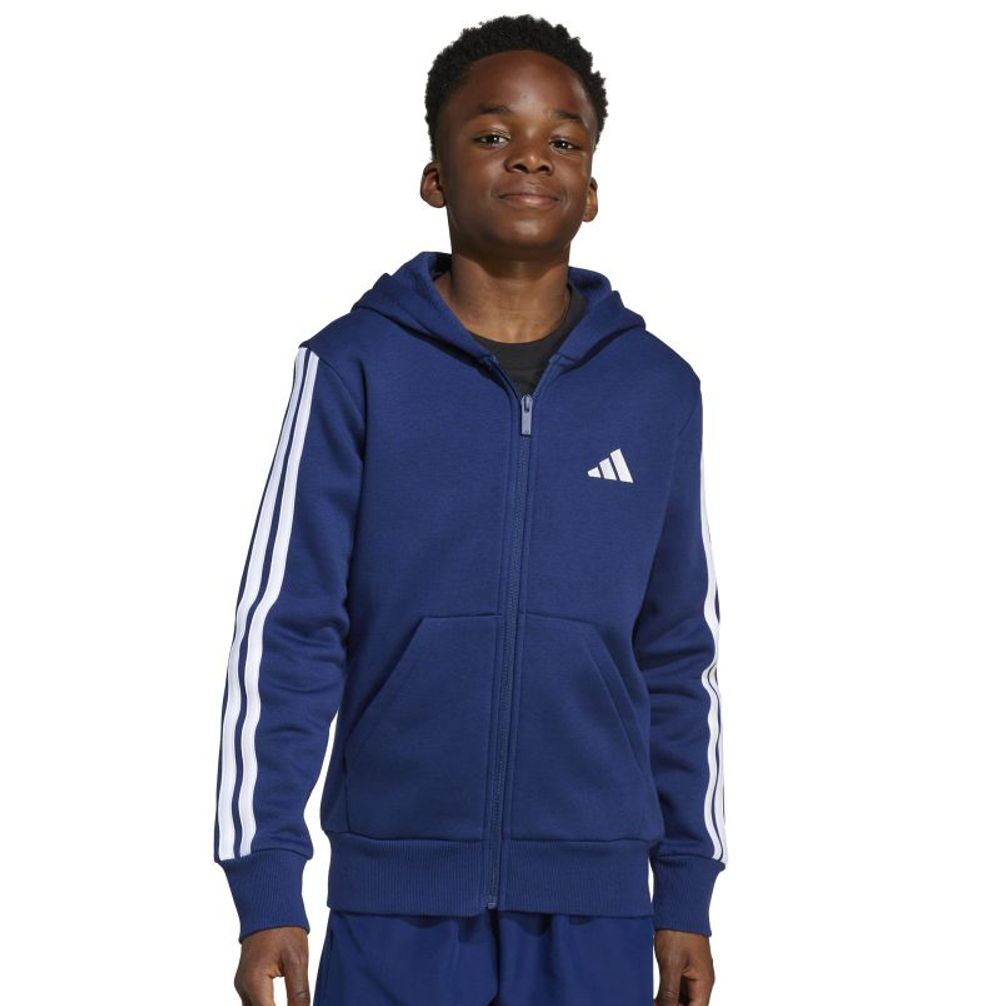 Детская теннисная толстовка Adidas Essentials Full-Zip - dark blue