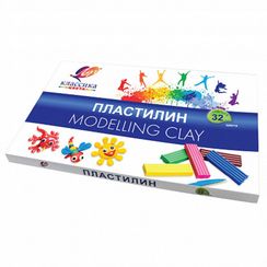 Plastilin \ Пластилин 32 цвета, 640 гр