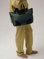 Кожаная сумка Deboro 30274 темно-зеленый