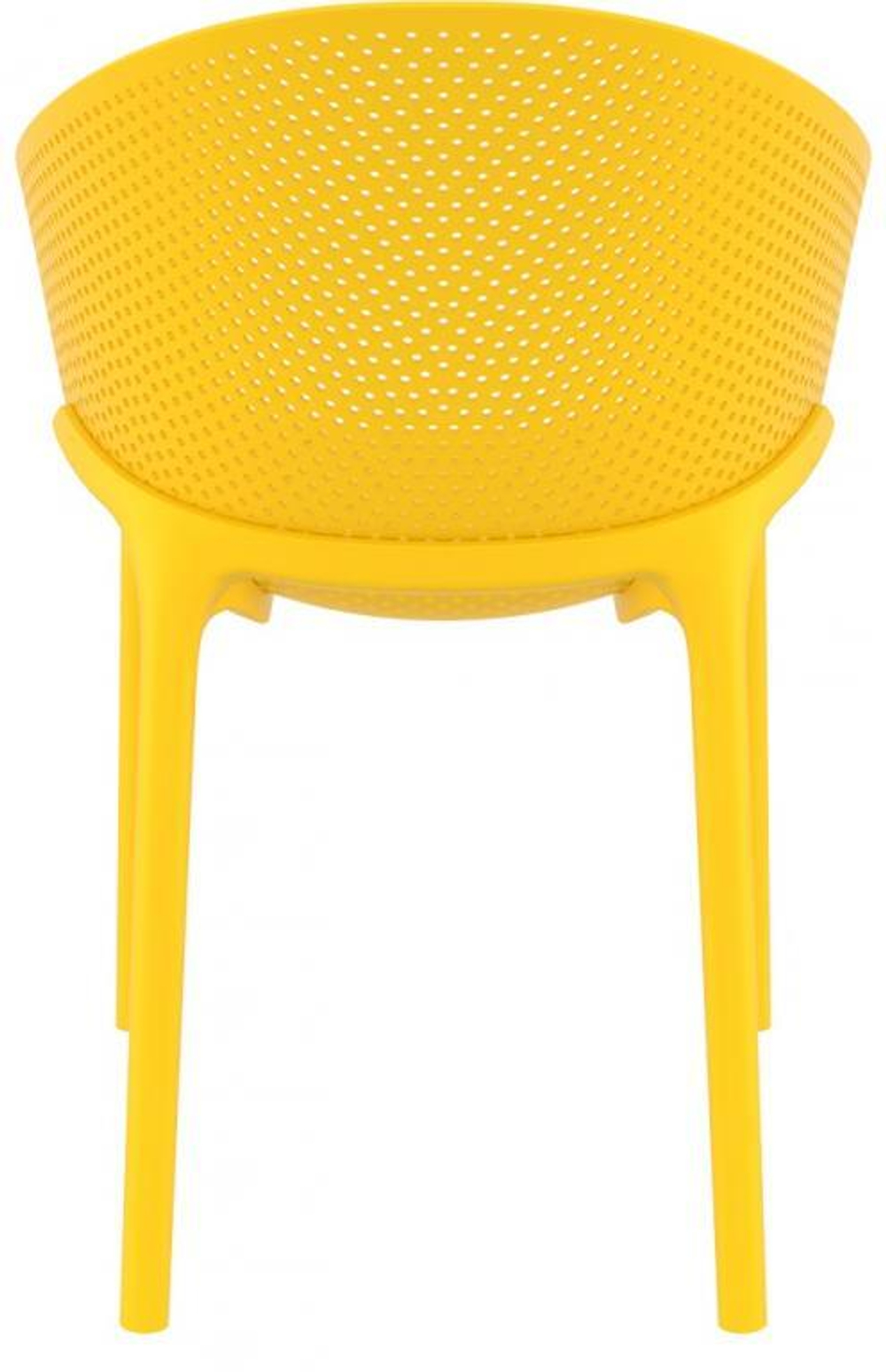 Кресло пластиковое, Siesta Contract Sky, желтый