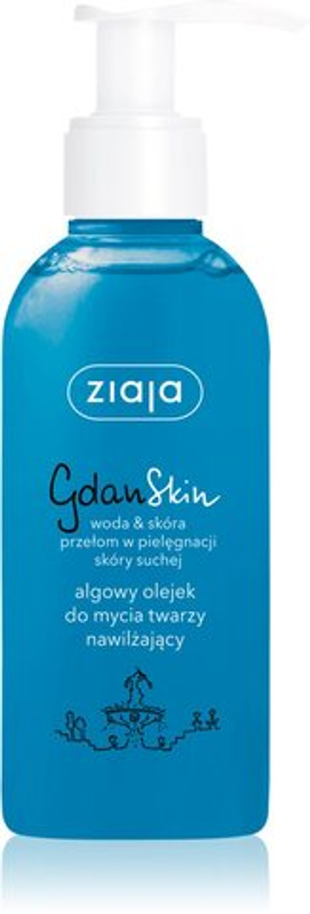 Ziaja Gdanskin - увлажняющее масло для умывания с водорослями /   140  ml  / GTIN 5901887042884