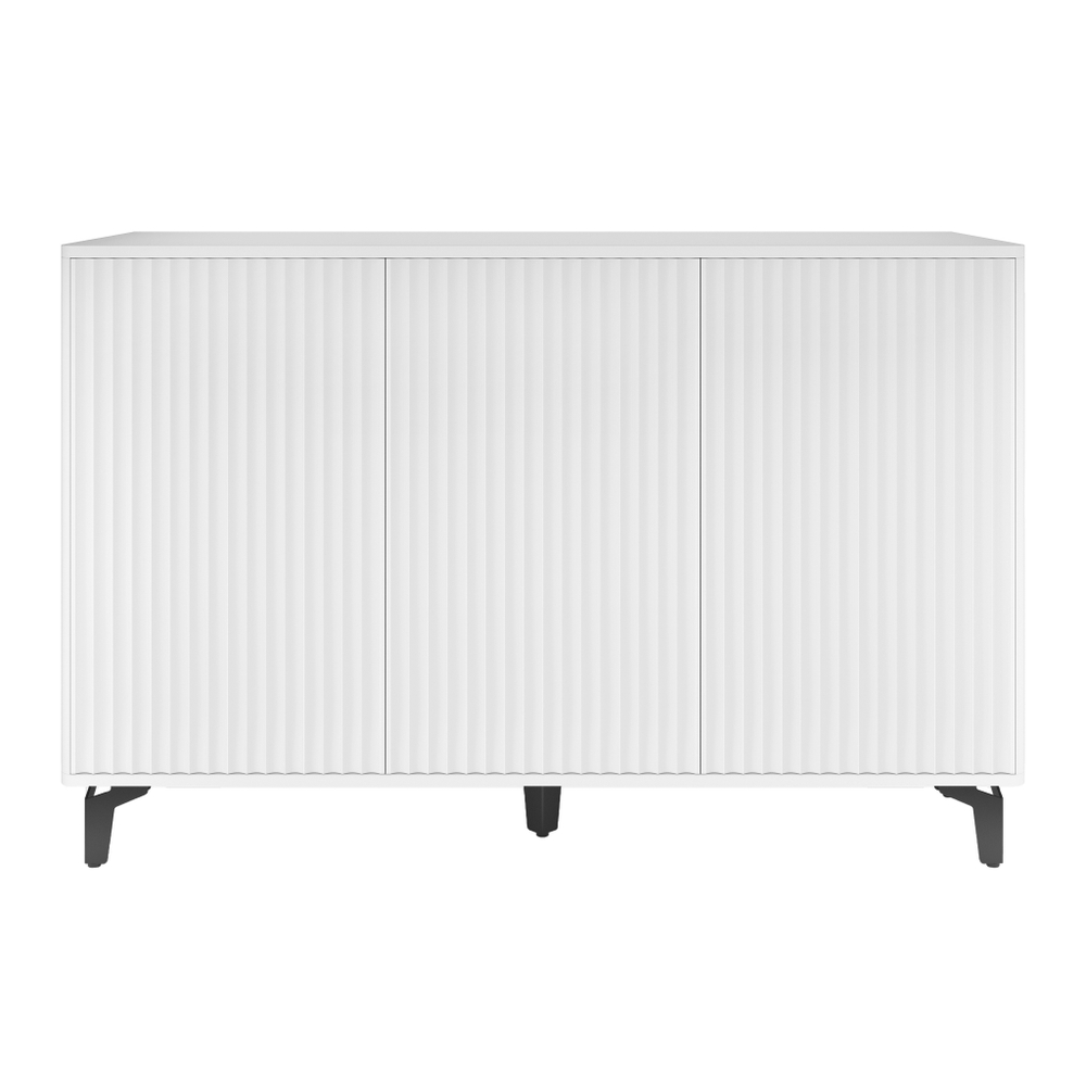 Комод ROYAL 5051 эко (Белый-Черный)