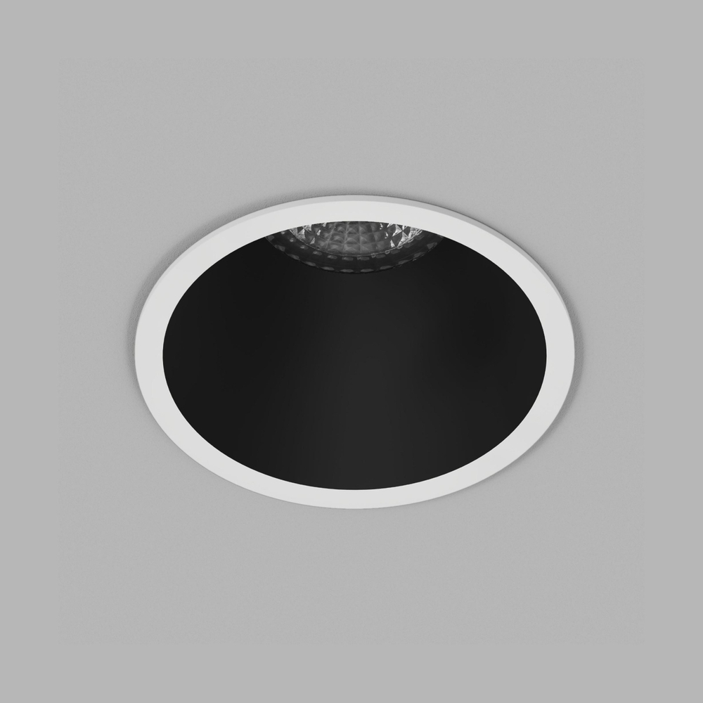 DK3026-WB Встраиваемый светильник, IP 20, 10 Вт, GU5.3, LED, белый/черный, пластик