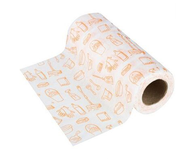 Салфетки для уборки Рыжий кот универсальные вискоза полиэстер оранжевые 20х25см (в рулоне 20шт.) (комплект из 3 шт)