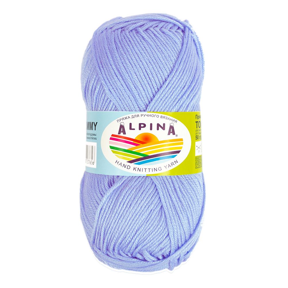Пряжа Alpina Tommy / уп.10 мот. по 50г, 138м, 026 св.сиреневый Пряжа Alpina Tommy / уп.10 мот. по 50г, 138м, 026 св.сиреневый