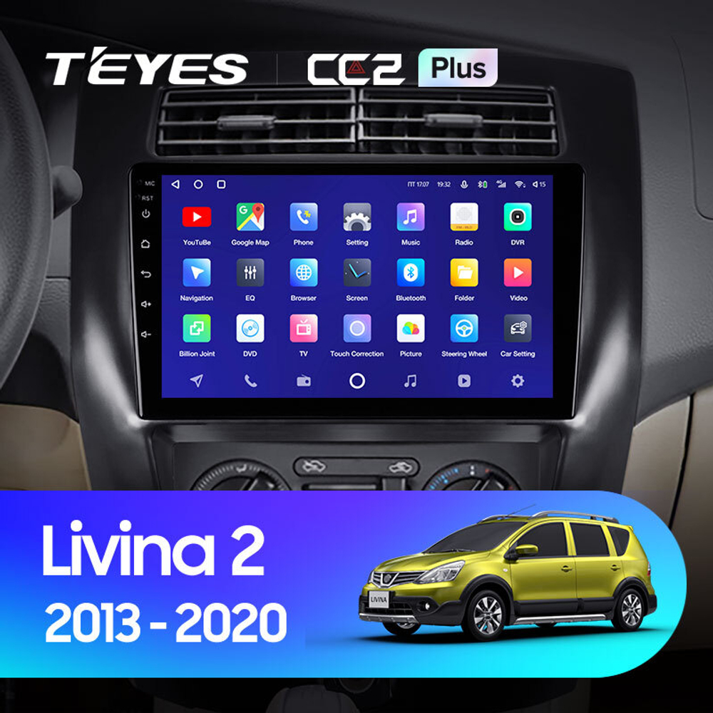 Teyes CC2 Plus 10,2" для Nissan Livina 2 2013-2020