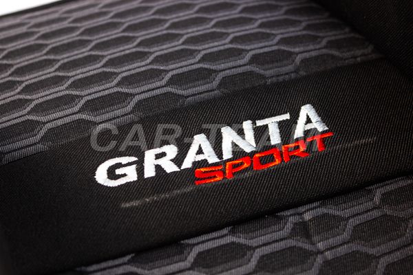 Обивки сидений "Трек" с вышивкой "Granta Sport" на Лада Гранта Sport