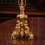 Пара бронзовых канделябров на 4 свечи