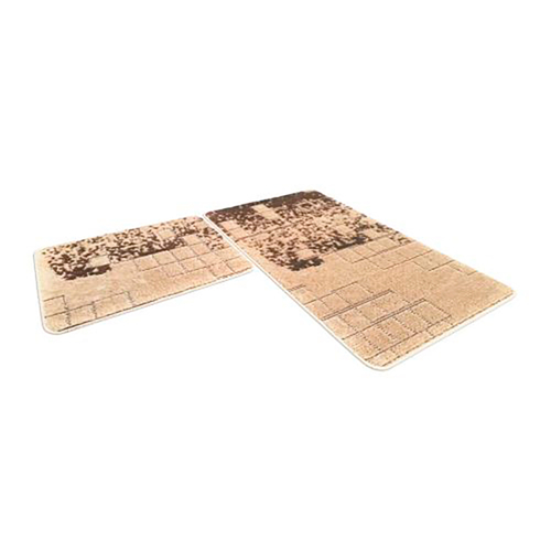Набор ковриков д/ванной Shahintex Vintage  60*100+60*50 бисквитный (01)