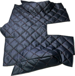 Коврики (утеплитель) под сиденья УАЗ 452 Буханка (красная нить ромб)