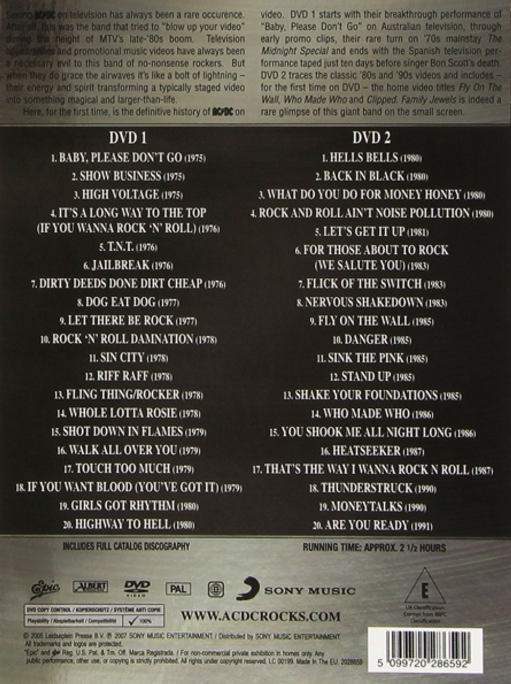 AC/DC / Family Jewels (2DVD)