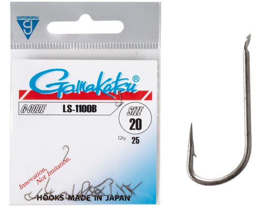 Крючки Gamakatsu LS-1100B HOOKS BRONZE разм. 20 25шт.