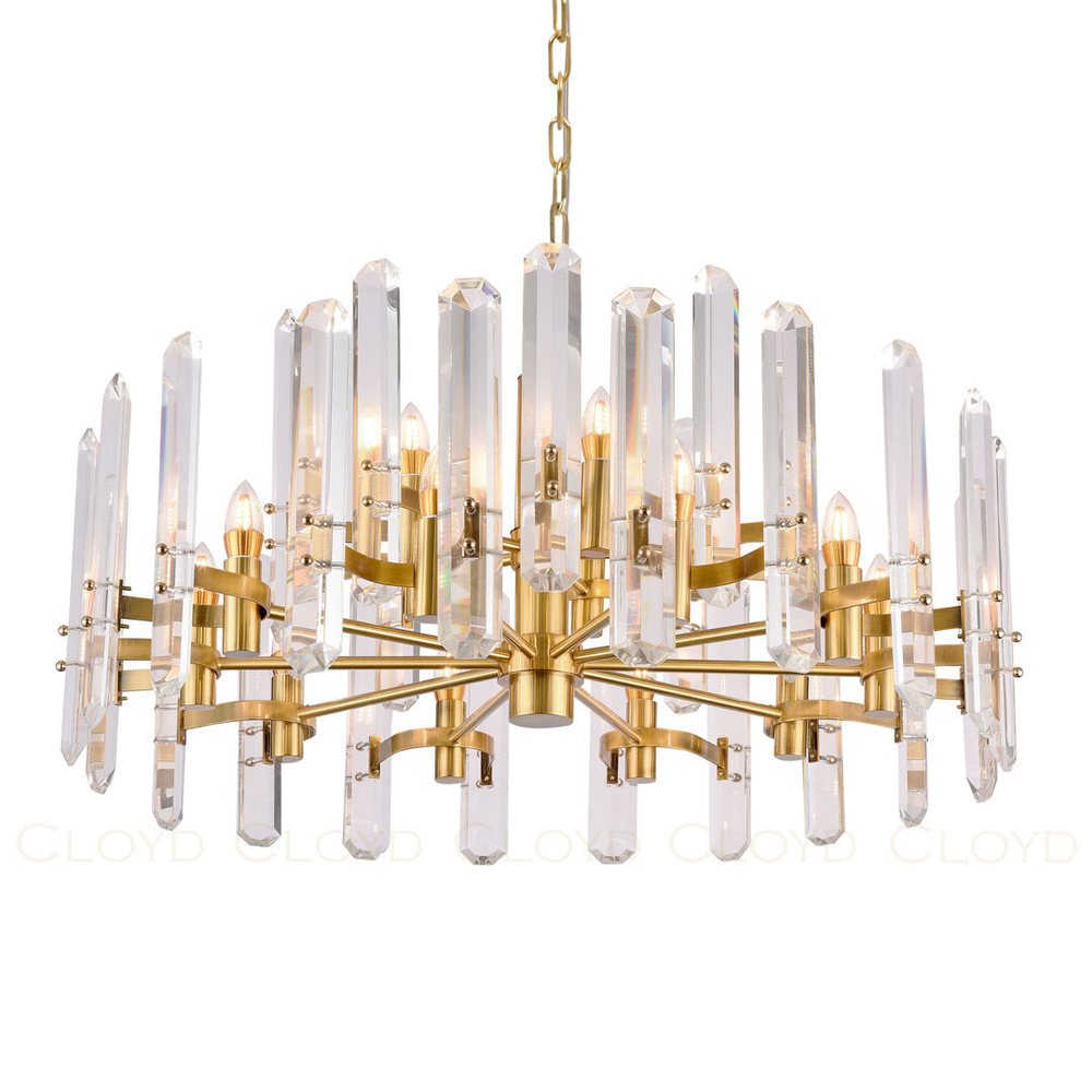 Люстра Cloyd ESTRADA C15 / Ø85 см - латунь (арт.10276)