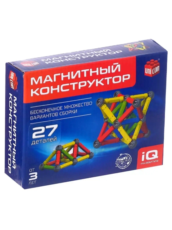 Магнитный конструктор, 27 деталей