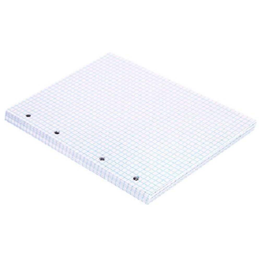 Сменный блок для тетрадей на кольцах А5, 80л, белый, Staff