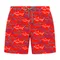 Мужские шорты пляжные красные с принтом JOHN FRANK JFSSSWL91-GREAT SHARK RED