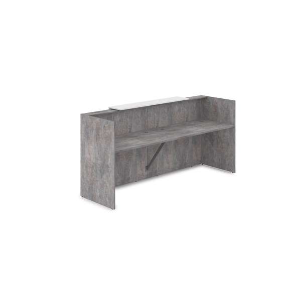 1КР-ДС.001 Комплект Ресепшн с фартуком ЛДСП (2432*762*1161) (без подсветки)