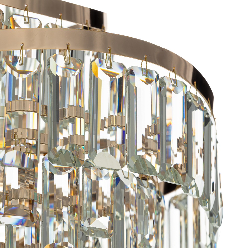 Citilux NAIAD CL315152 Люстра хрустальная подвесная Золото