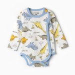 Боди детский, цвет белый/дино , р. 68 9926967 (BONITO)