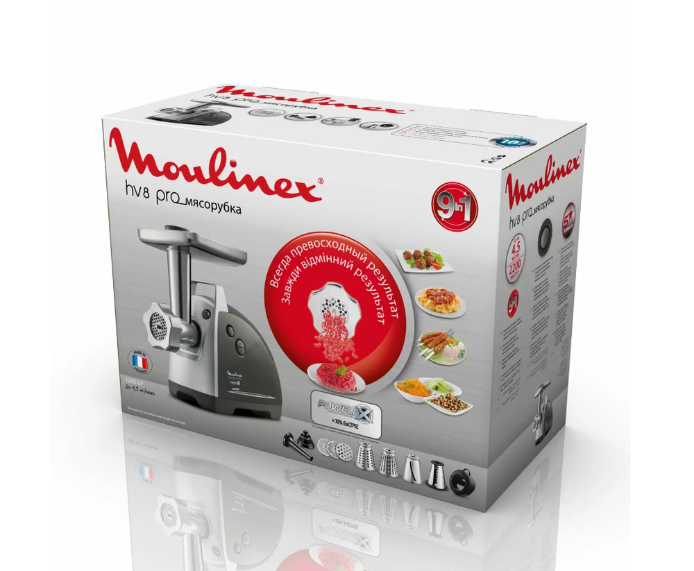 Электромясорубка Moulinex HV8 ME688832 (h)x