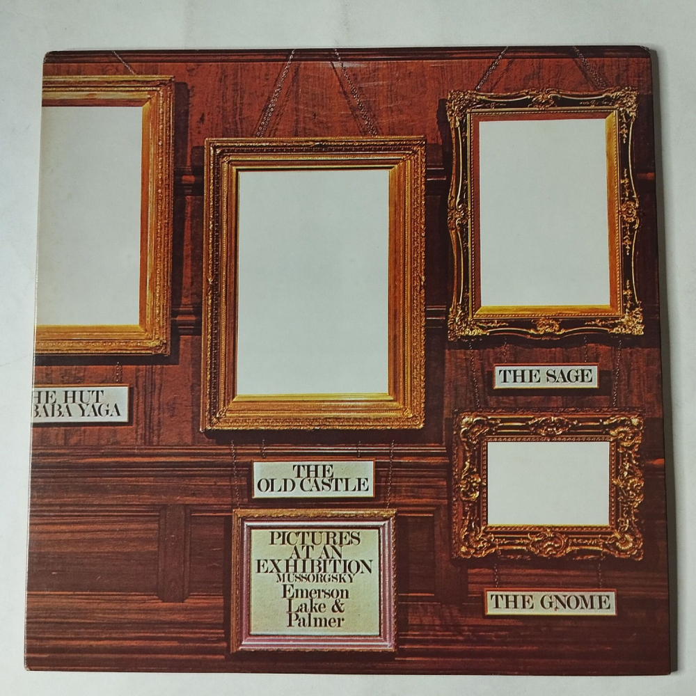 Винтажная виниловая пластинка LP Emerson, Lake and Palmer Pictures At An Exhibition (Japan 1976) (No Obi) Blues Variation