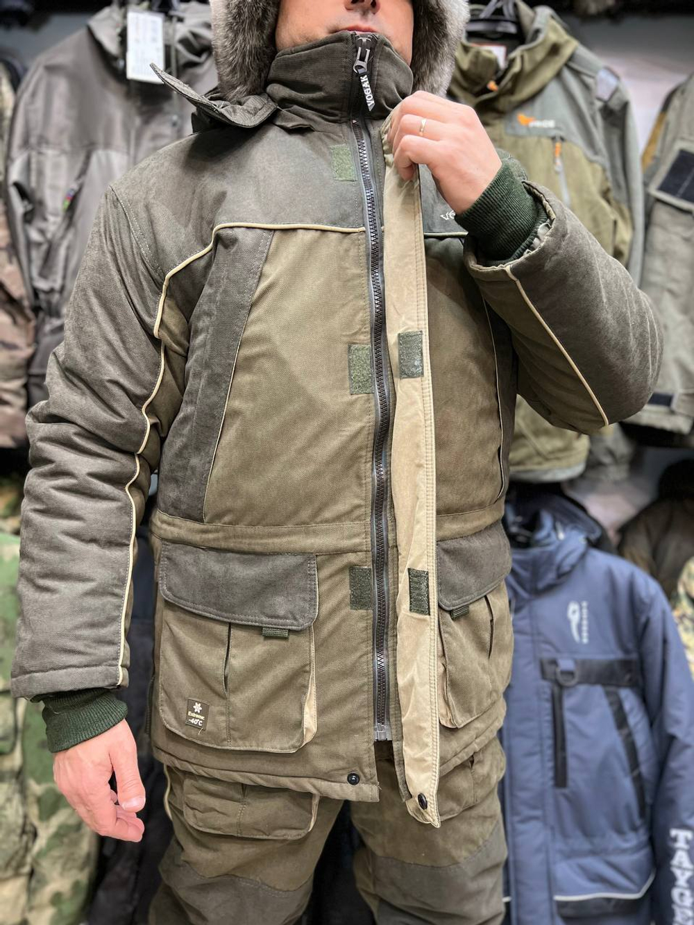 Зимний костюм VOGAK Арктика Исландия -40°C, полукомбинезон