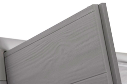 Уличный шкаф TOOMAX 2х дверный глубокий WOODY'S XL (4 полки), светло-серый