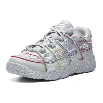 FILA FUSION Heritage FHT Collection Низкие Баскетбольные Кроссовки Мужские Серые