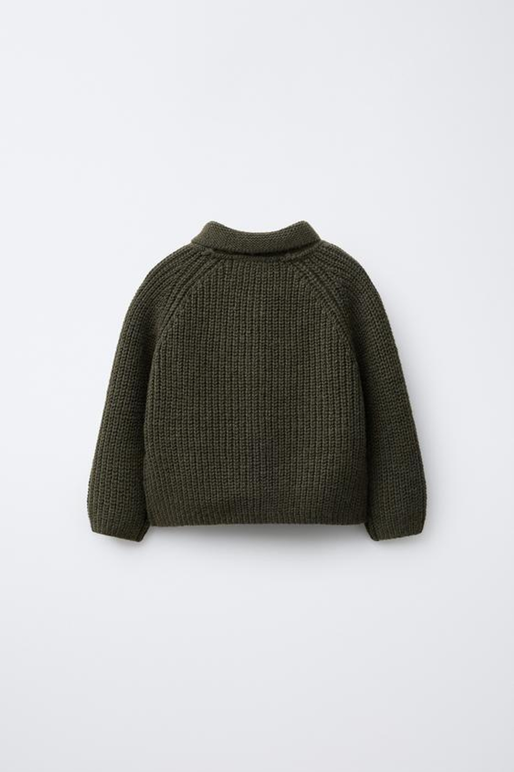 ZARA КАРДИГАН КРУПНОЙ ВЯЗКИ, ХАКИ