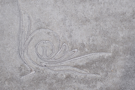 Полотенце 50х90 Garda Decor Лирика серое