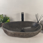 Раковина из речного камня RS-64962 60*33*15 0866