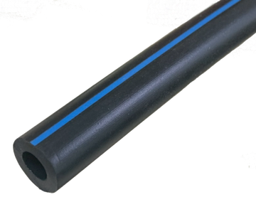 Шланг вакуумный короткий 7x3x220 резиновый с синей полосой (Италия)
