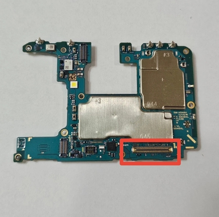 Samsung Galaxy A54 5G (SM-A546B)
- FPC коннектор дисплея (на плату)