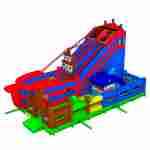 Коммерческий надувной батут «Говорящая акула», 12*7*7,5 м