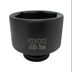 Головка ударная глубокая 75мм 6гр. 1'' RockForce##Rock FORCE RF-48510075