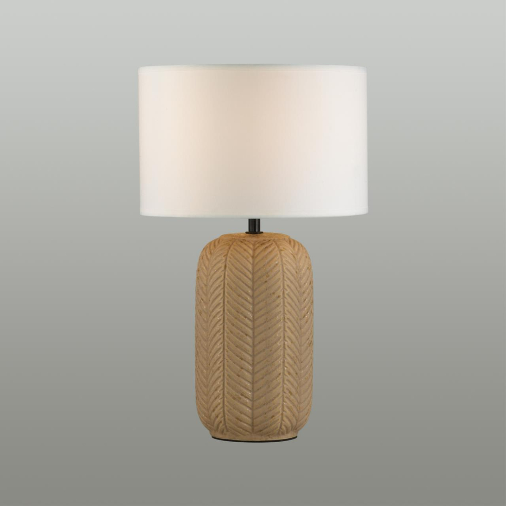 5665/1T MODERNI LN26 487 бежевый, белый Настольная лампа E27 40W 220V CHI