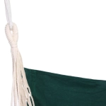 Гамак-кресло «Колористик» 100*130 см сидячий, х\б с подушками, цвет зелёный