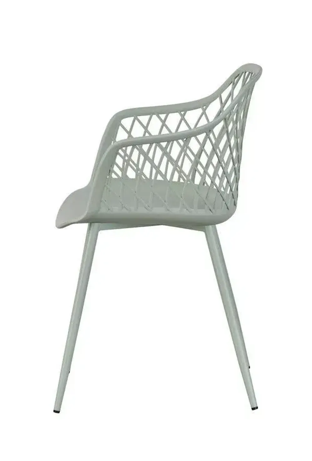 "Дайкири" стул пластиковый, цвет серо-зеленый