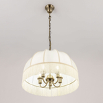 Citilux Базель CL407151 Люстра подвесная с бежевым абажуром