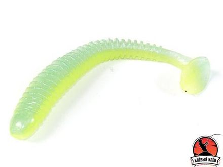 Виброхвосты съедоб. искусст. LJ Pro Series SPARK TAIL #2 Ice Chartreuse 10шт