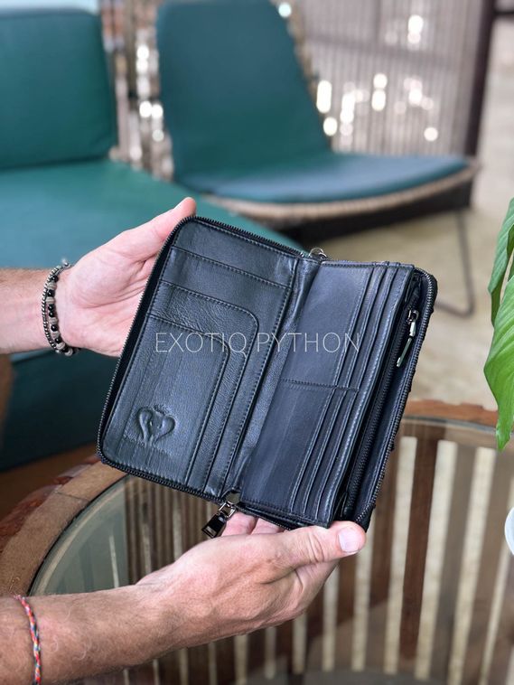 Мужской кошелек из кожи королевского питона WA-233