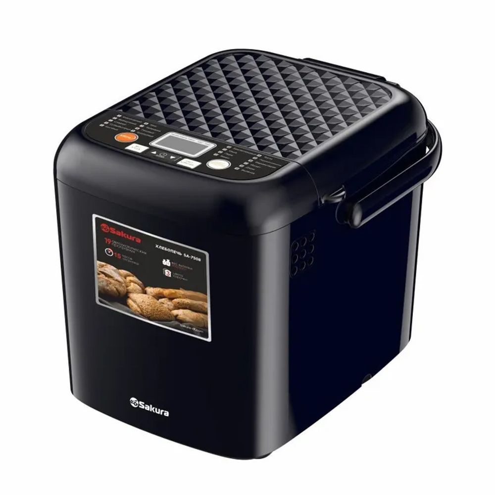 Хлебопечь SA-7508BK 500Вт 19 программ 500/600г Хлебопечь SA-7508BK 500Вт 19 программ 500/600г