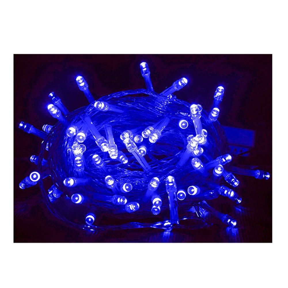 Электрическая светодиодная гирлянда штора, многорежимная, питание 220 в, свечение синий