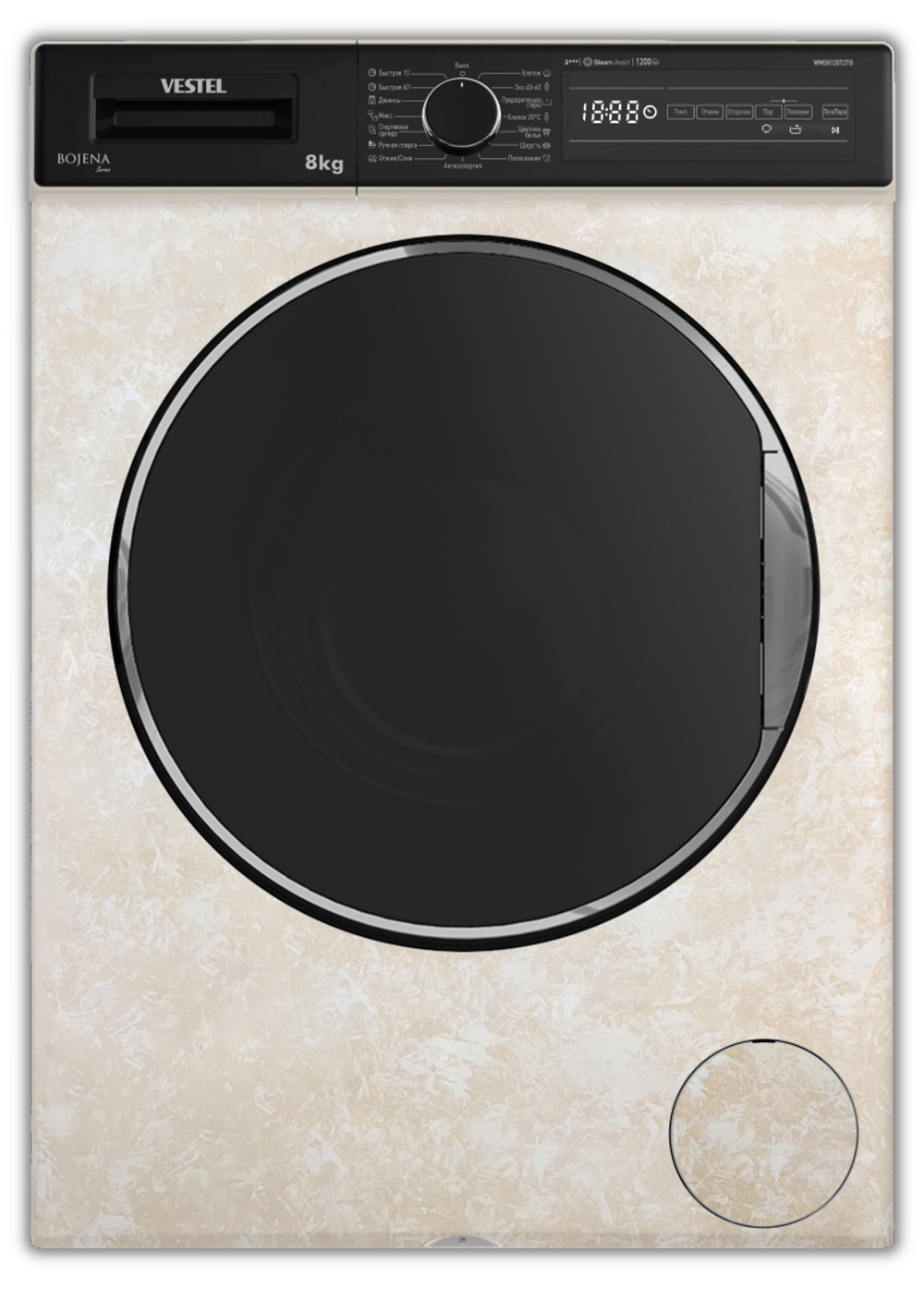 Стиральная машина с паром VESTEL Bojena WMS 8120 T2TG